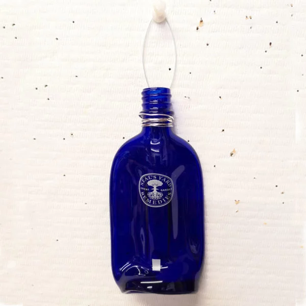 Neal's Yard recycled glass bottle vase 4