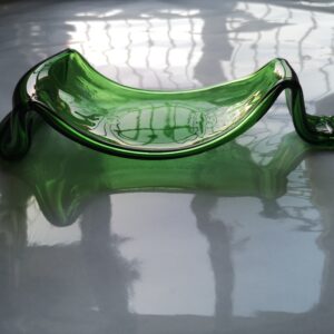 Snack dish recycled glass